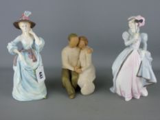 Worcester lady figurine 'Masquerade', a Francesca Art china figurine 'Sarah' and a 2007 Susan