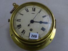 Brass ship's clock