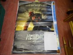 Large parcel of cinema posters - 'Hellboy', 'Nanny McPhee', 'Mystic River' etc