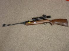 Weihrauch German made 0.22 air rifle with sights by Nikko Stirling
