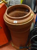 Terracotta chimney pot
