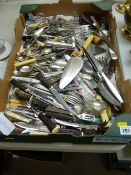 Large box of cutlery