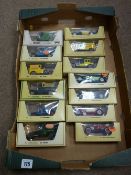 Quantity of Matchbox Models of Yesteryear bubble packed diecast model vehicles