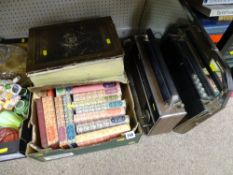 Large parcel in several boxes of miscellaneous items including many books, Welsh books, Salem print,