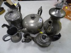 Good parcel of pewter