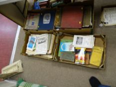 Two boxes of original car workshop manuals