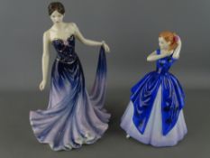 Two Royal Doulton figurines 'Laura' HN4860 and a 2007 Michael Doulton Exclusive 'Catherine'