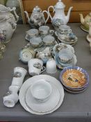 Parcel of Oriental and other porcelain teaware