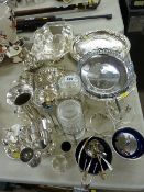 Excellent parcel of electroplate including commemorative trays etc