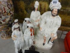 Pair of two other Staffs flatbacks