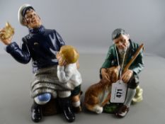 Two Royal Doulton figurines 'The Master' HN2325 (slight damage) and 'Song of the Sea' HN2729