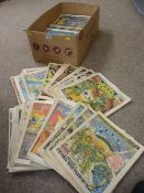 Large quantity of non glossy 2000AD comics, issues in 200s, 300s, 400s and 500s, (for quantity see