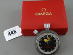 Vintage Omega stopwatch in original case