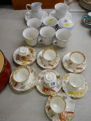 Vintage Aynsley teaware and a quantity of modern teaware