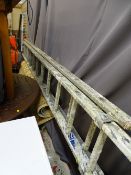 Two tier outdoor ladder