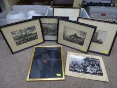 Tub of etchings and prints etc