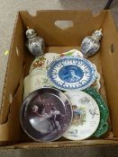 Box of mixed porcelain