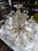 Antique chandelier, some damage