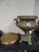 Copper samovar and scrap copper