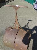 Antique heavy garden roller
