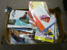 Box of Japanese language comics