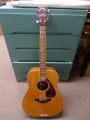 Yamaha FG720S acoustic guitar with case