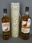 Gift box containing a 70cl bottle of Famous Grouse Whisky and a 1 litre bottle of Famous Grouse