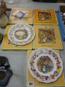Five boxed Royal Doulton Brambly Hedge plates