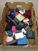 Retailer's jewellery boxes