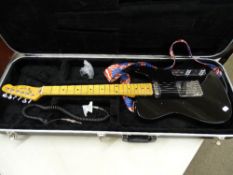 SquireTelecaster S940666 electric guitar in a hard case