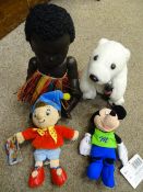 Black baby doll, soft toys