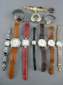 Selection of vintage and later lady's and gent's wristwatches and a base metal Ingersoll pocket