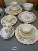 Quantity of Colclough teaware and other Staffs china