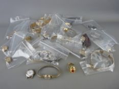 Varied collection of mainly vintage lady's wristwatches, with and without straps