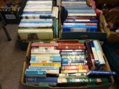 Two boxes containing excellent collection of military and aircraft related books and similar