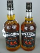 Two 70cl bottles of Whyte & Mackay Blended Scotch Whisky
