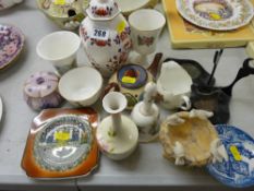 Parcel of miscellaneous porcelain including Torquay ware, Wedgwood, Doulton etc