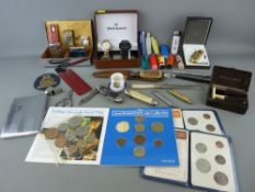 Selection of vintage lighters, a quantity of pocket knives, a Dior box of disposable lighters, two