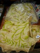 Vintage handmade cashmere bedspread