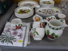 Excellent parcel of Portmeirion 'Pomona' porcelain