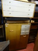 G-Plan gold label chest of three drawers and a compactum