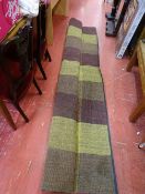 Vintage checked rug