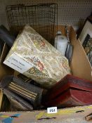Box of mixed vintage items
