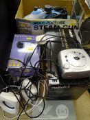 Multi-purpose steam gun, Babyliss thermo ceramic rollers and a parcel of small electricals E/T