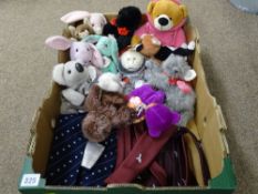 Quantity of soft toys including Ty Beanies etc