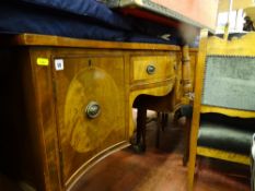 Serpent front sideboard with inlay