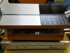 Bang & Olufsen of Denmark Beocord 8000 stereo system, a B & O Beomaster 3000-2 amplifier/tuner and a