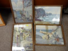 HUBERT COOP four prints - two landscape, 24 x 33 cms and two portrait