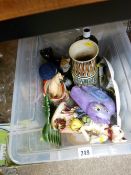 Tub containing large parcel of mixed porcelain