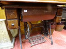 Singer treadle sewing machine